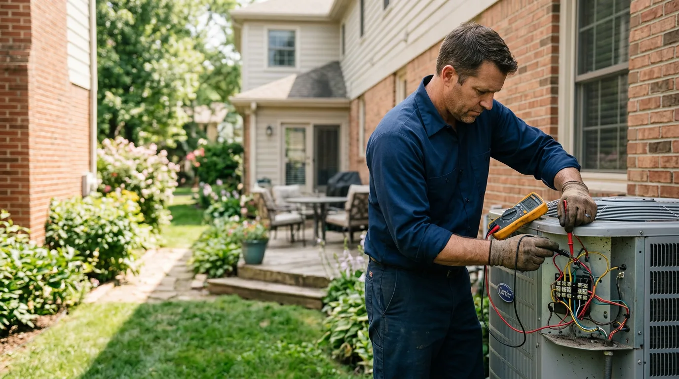 HVAC technician working near Narrowsburg, NY